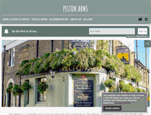 Tablet Screenshot of peltonarms.com